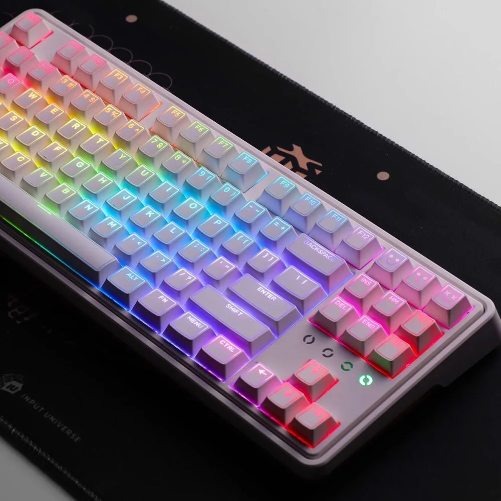 140 キー輪郭線 PBT ダブルショットキーキャップサイドライトライトバックライト付き半透明チェリープロファイル MX メカニカルキーボード用