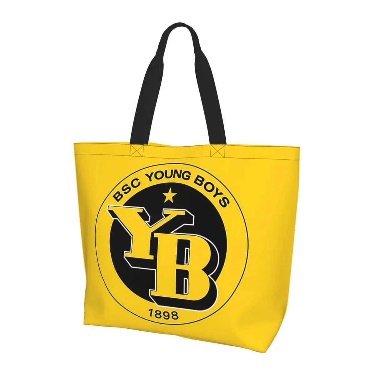 BSC الشباب بنين كرة القدم السويسرية المشجعين الرياضة بيرن سويسرا التسوق حمل حقيبة قماش حقائب الكتف المتسوق البقالة حقيبة يد