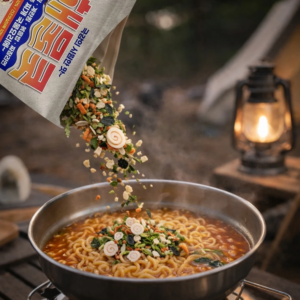 [Vegetable Flakes] Ramen con Vegetales y Mariscos Deshidratados en Hojuelas, 100G/300G