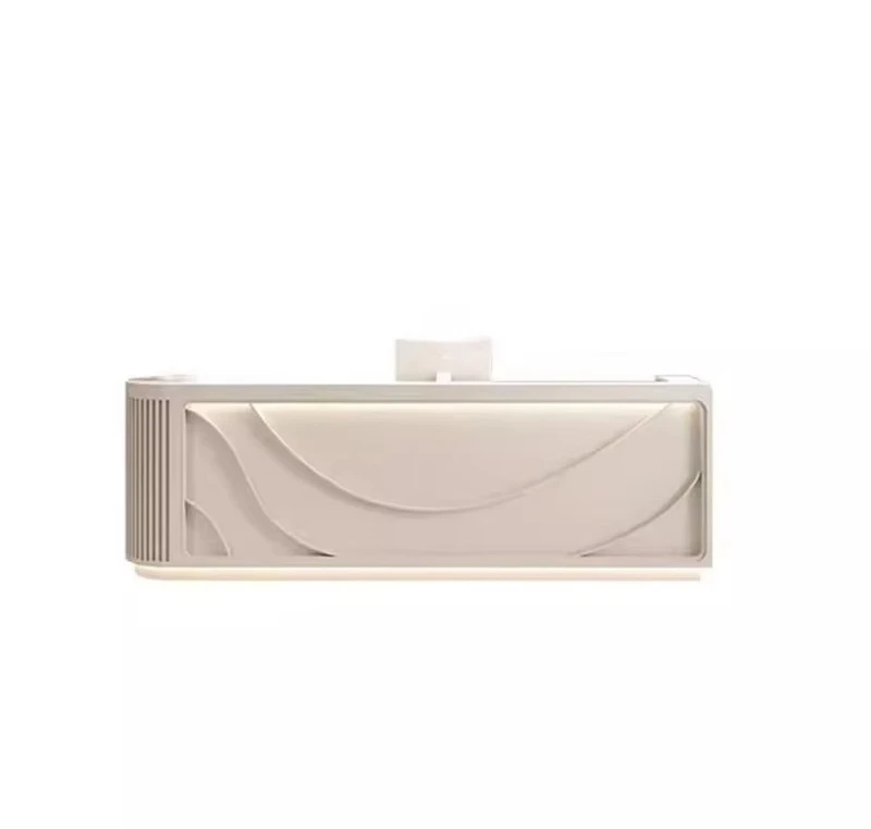 &c Simple Beauty Salon Cashier Counter Modern Medical Beauty Dental Clinic Company Hotel Front Desk Reception Desk