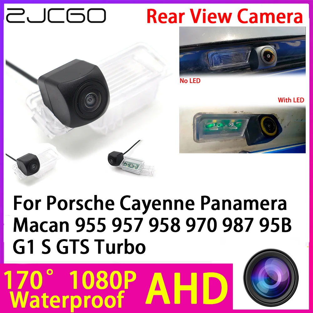 ZJCGO AHD 1080P Reverse Rear View Camera Night Vision for Porsche Cayenne Panamera Macan 955 957 958 970 987 95B G1 S GTS Turbo