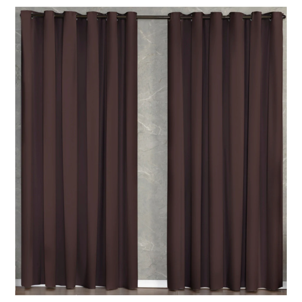 Curtain PVC with grommets Tobacco Cutting Sunshine 190X140 CM