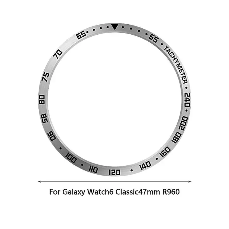 Watch Bezel Ring for Samsung GalaxyWatch6 Classic 43Mm 47mm Stainless Steel Cover Bumper Case Accessorie For Watch 6 Classic 47