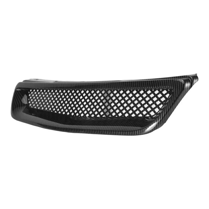 Top-Rated Car Carbon Fiber Mesh ABS Front Hood Grille Grill For 96-98 Honda Civic EJ/EK JDM Type R