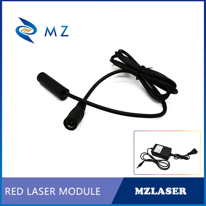 High Stability PMMA Lens 12mm Diameter 670nm 3V 10mW Red Line Laser Module With Adapter