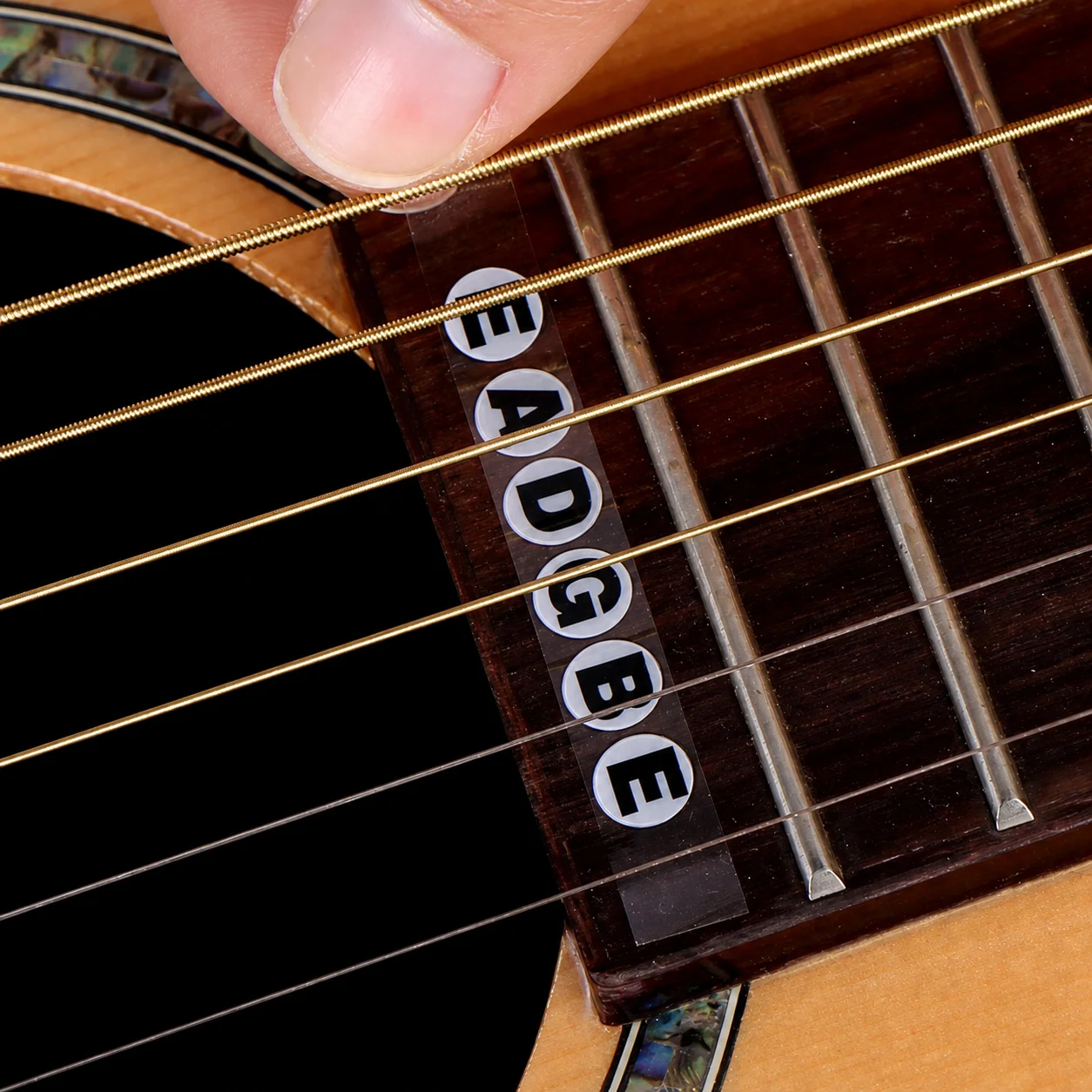 Guitar Fretboard Scale Note Stickers Ultra Thin Removable Labels for Beginner Guitar Music Learning Fit Acoustic Electric Guitar