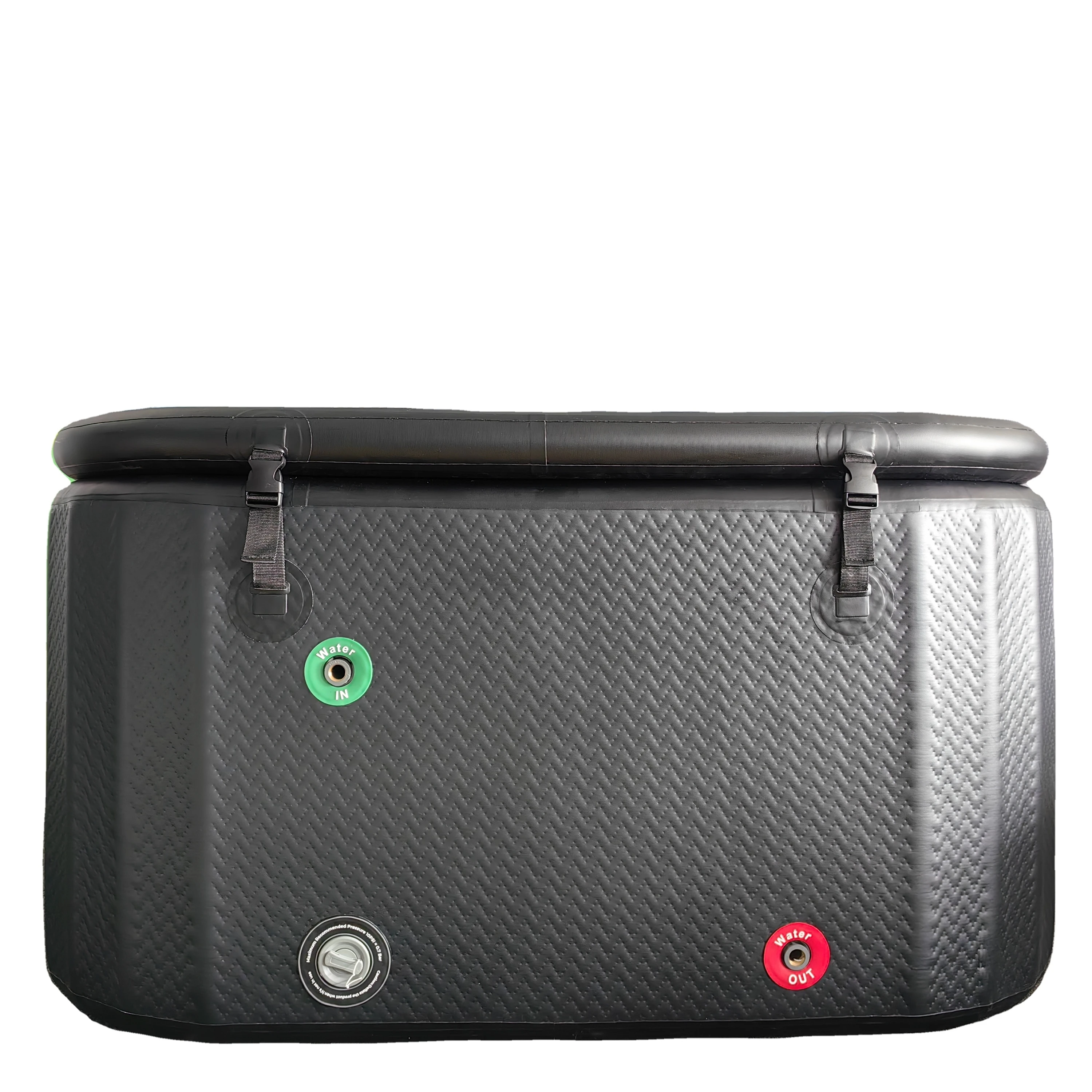 

Personalized Logo Printed Inflatable Double Wall Fabric (DWF) Ice Bath Tub Outdoor Pool Cold Water Therapy Cover Original Design