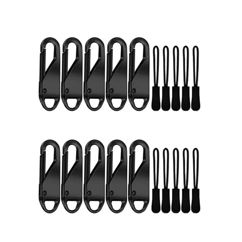 

10/20Pcs Cord Extender Zipper Pulls for Effortless Jacket and Backpack Zipper Operation