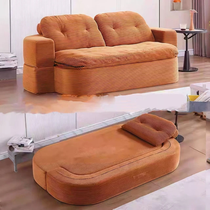 Vacuum compression, kangaroo sofa bed, retro style living room