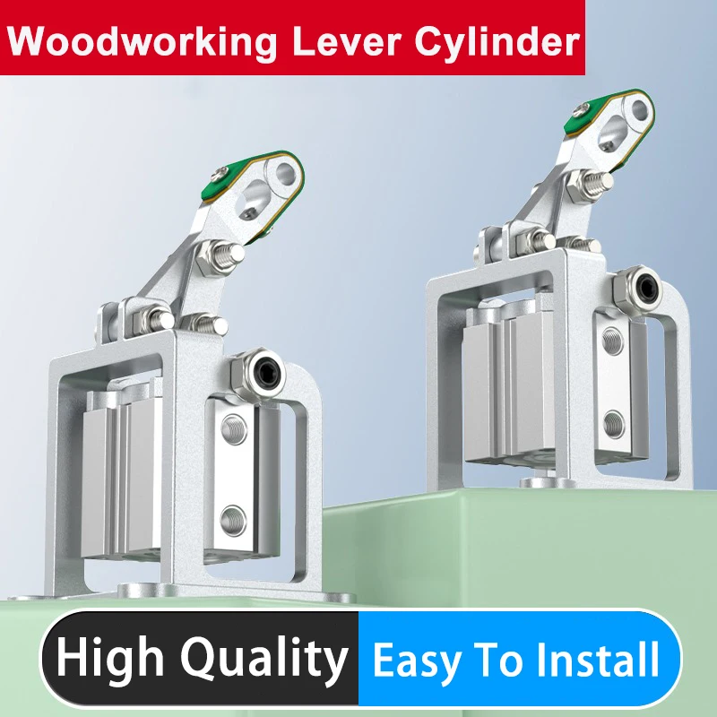 Machine Tool Lever Type Pressing Cylinder QGY40X20 Woodworking Press Cylinder Automatic Feeding