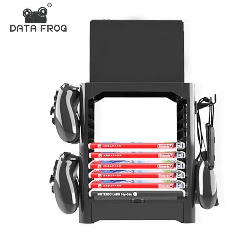 

DATA FORG Multifunction Storage Stand For Nintend Switch Holder Tower Storage Disk Card Rack For Nintendo Switch Accessories