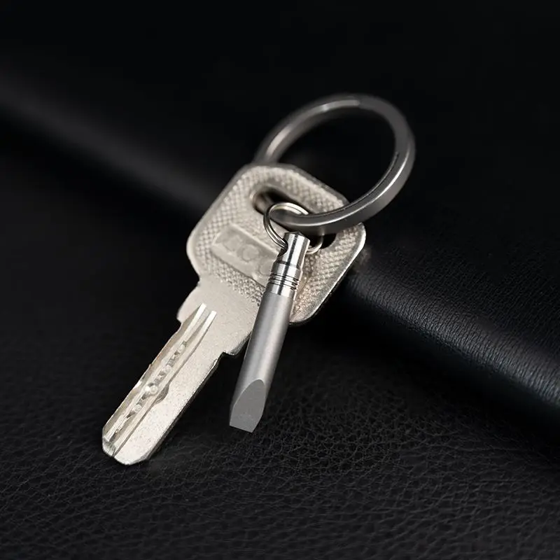 4PCS/5PCS Universal Titanium EDC Keychain Tool, Phone Sim Pin, Router Reset Pin, Mail Opener