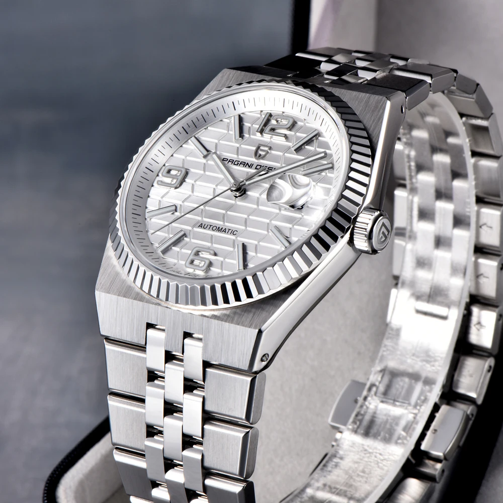 PAGANI DESIGN2025 Watch 8215 Luxury Automatic Mechanical Men's Watch Gift Box Sapphire Crystal stainless Steel YS027 Men's Watch