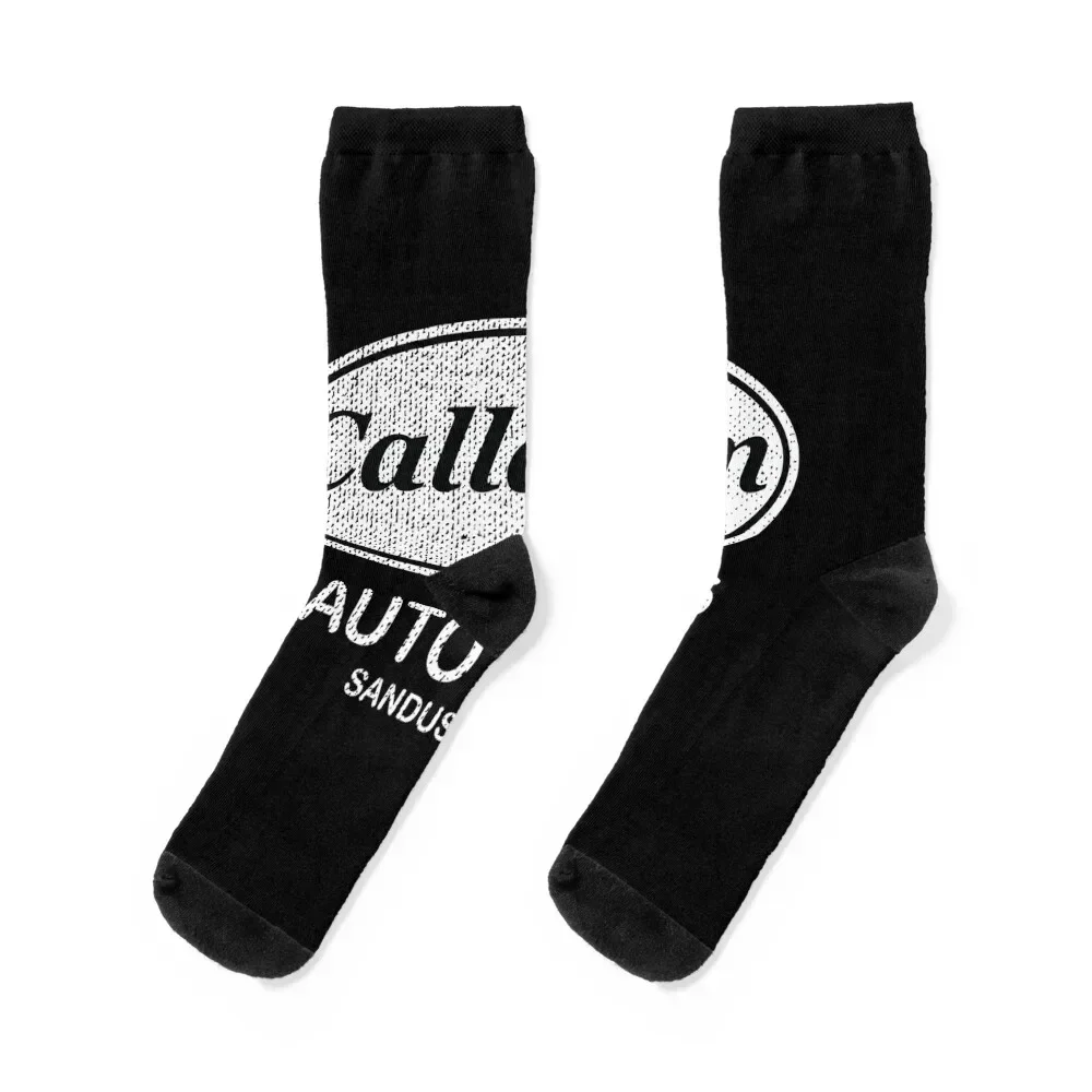 

Callahan Auto Parts (black and white version) Socks essential man hiphop summer Woman Socks Men's