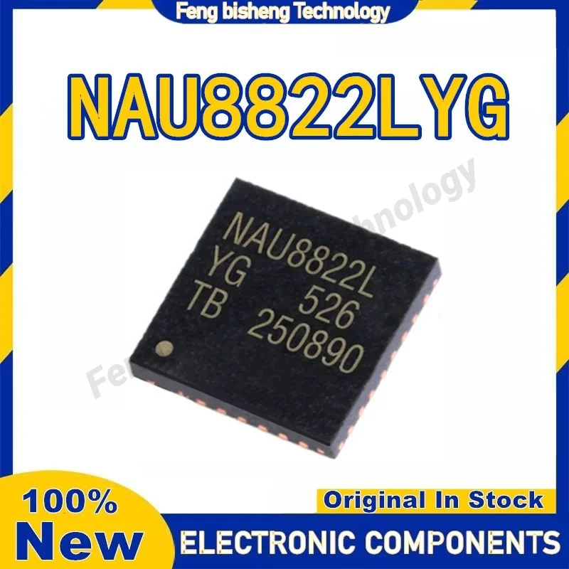 5PCS New Original NAU8822L NAU8822LYG QFN-32 Chipset in stock