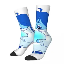 Autumn Winter Cool Men's Women's Inside Out Sadness Face Socks Breathable Basketball Socks