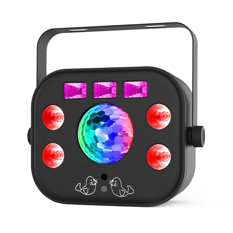 Kaleidoscope LED Light Dyeing  Laser Strobe Five In One Effect Light dmx512 Light Show Equipment DJ party club bar light show