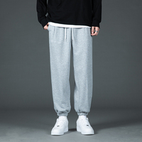 Men's Casual Pants Spring Autumn 2024 New Sports Casual Men's Feet Thin Breathable Comfortable Summer Gray Casual Sweat Pants