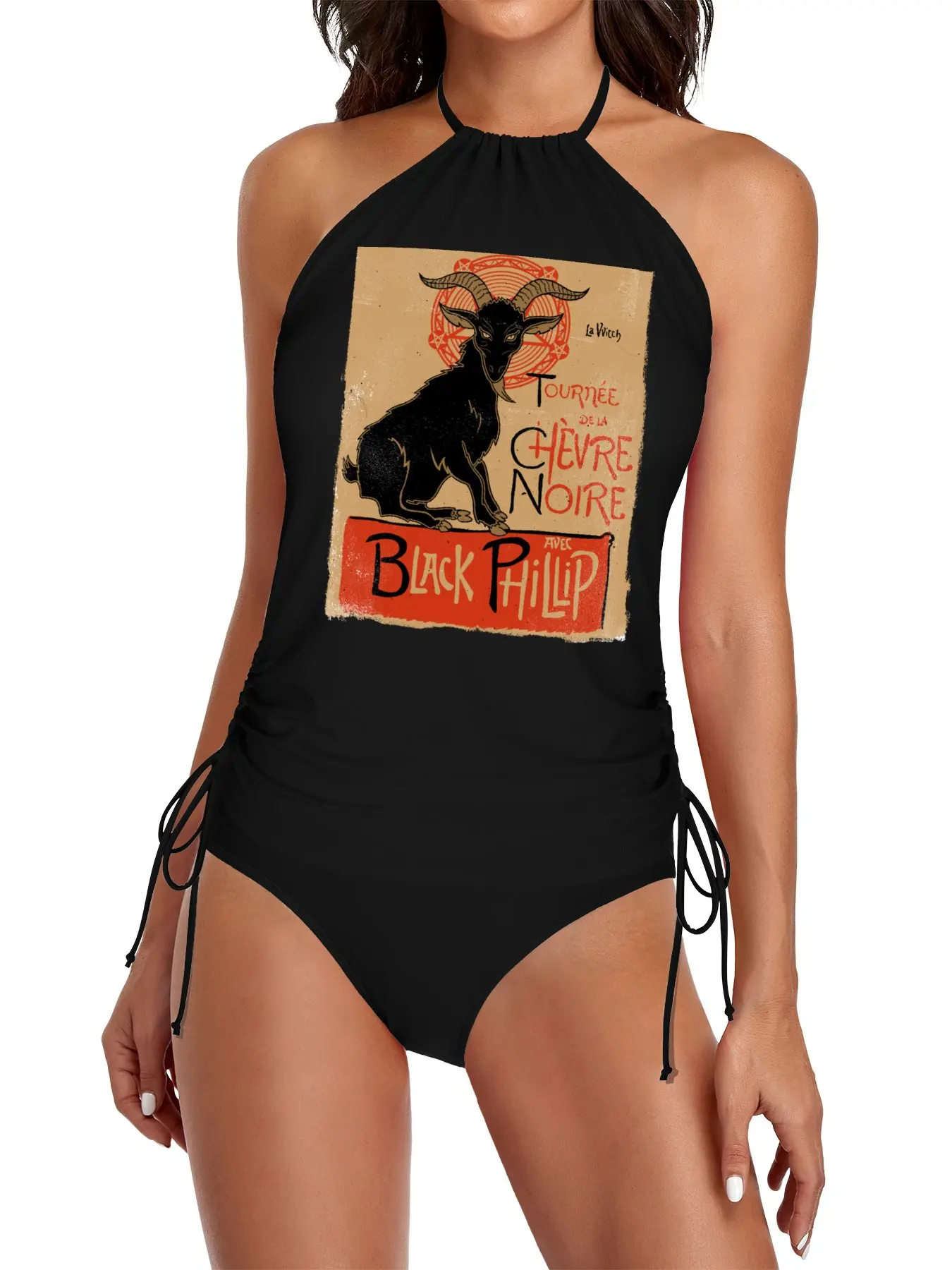 

Black Phillip Split Swimsuit Set women's beach suit beach dresses 2025 womens beach wears clothes ladies