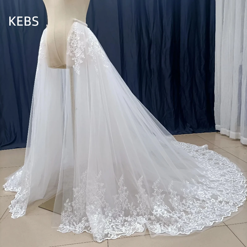 

4-layer detachable bride's wedding hem, transparent wedding lace skirt can be customized in size