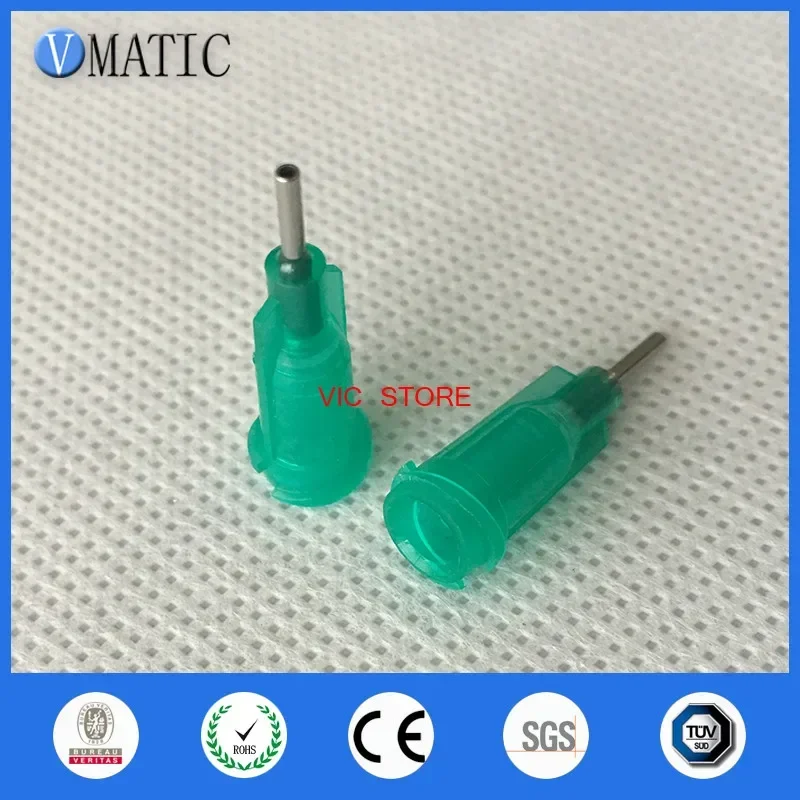 High Quality 100Pcs 1/4'' Inch 18G Glue Dispensing Blunt Needle