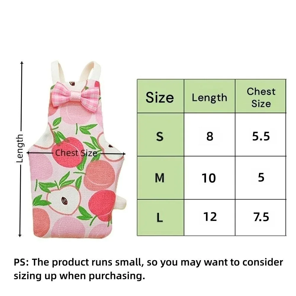 New Colorful Fruit Parrot Diaper Breathable Washable Pet Bird Apron Bowtie Keep Birds Clean Pet Bird Clothes Indoor Use - view 6