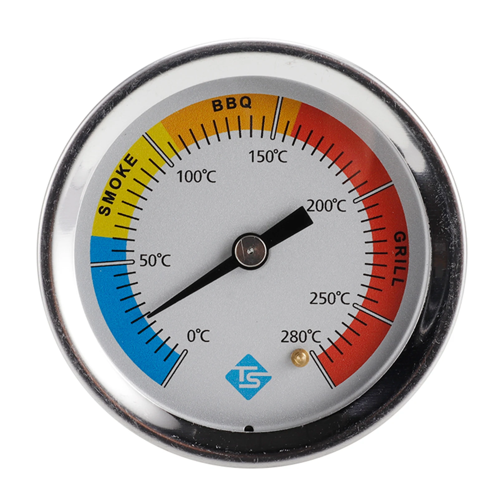 0~280 ℃   Termometer Termometer Baja Tahan Karat Termometer Bi-metal Termometer 0 ~ 280 ℃   untuk Oven Perokok Barbekyu Panggangan