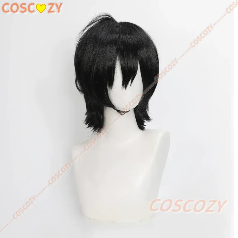 Anime Sakamoto Days Yoichi Nagumo Cosplay Wig 35cm Black Hair Assassin Taro Sakamoto Halloween Con Wigs