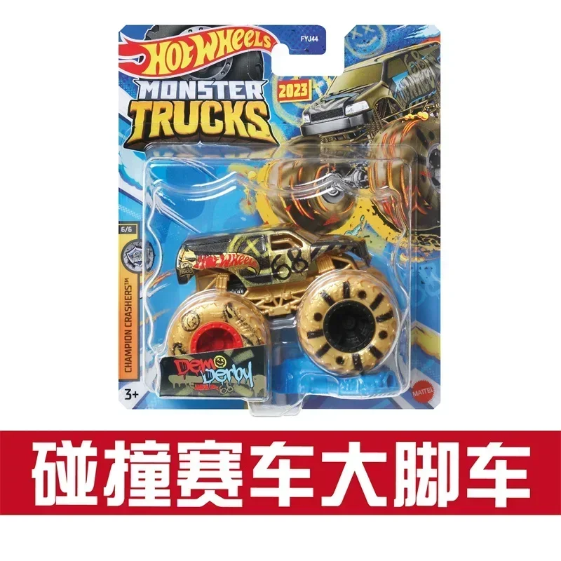 Original Mattel Hot Wheels Monster Truck Car Alloy 2023 Batman Dodge Charger Vehicle Toys for Kids Party Game Boys Collection