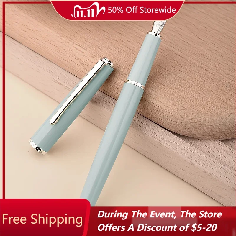 

Hongdian Artistic Retro Metal Fountain Pen EF/F 0.38/0.5mm Nib Students Practicing Calligraphy High-end Business Office Writing