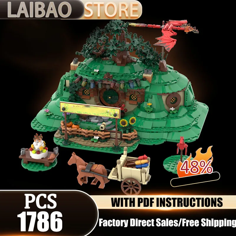 Bloques de Construcción Modelo Casa del Árbol de la Película Ring, Ladrillos Tecnológicos, Juguetes de Ensamblaje DIY para Navidad, Regalos de Construcción