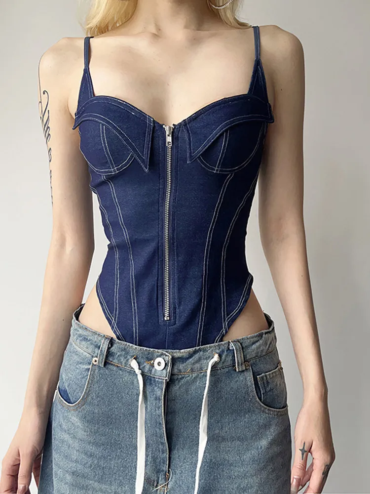 

Сексуальный джазовый танцевальный костюм для девочек: укороченные джинсовые брюки-кюлоты или юбка, модный комбинезон с коротким рукавом и круглым вырезом.