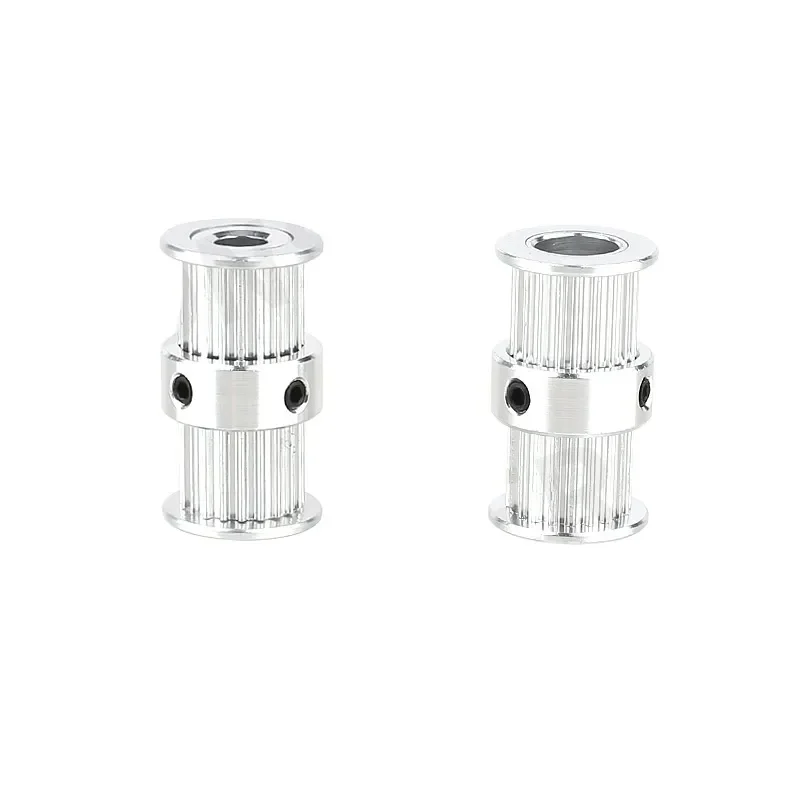 2GT S2M Double Slot Synchronous Wheel 20 Teeth One Piece Pulley Drive Gear Compatible with Creality Ender 3 V2 Pro 3D Printer