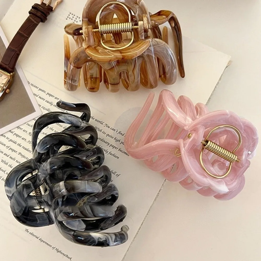 Новый сладкий зажим в виде акулы, нескользящий легкий коготь для волос, элегантный головной убор, заколка для хвоста, украшения для волос