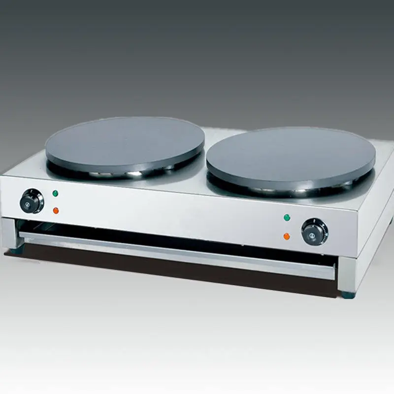 Double Head Electric Pancake Grill - Commercial Jianbing & Crepe Maker Machine