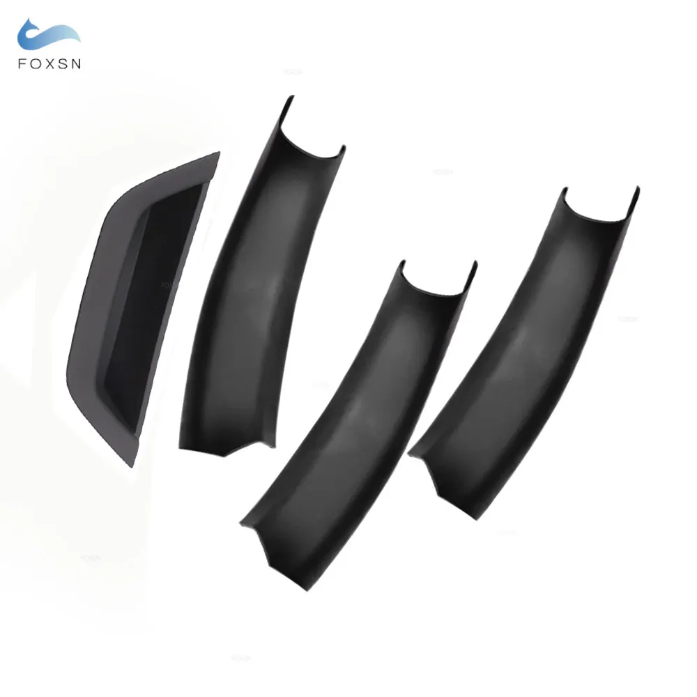 For BMW X3 X4 F25 F26 2010 2011 2012 2013 2014 2015 2016 Car Interior Door Handle Panel Pull Cover LHD/RHD Carbon Texture/Black view 2