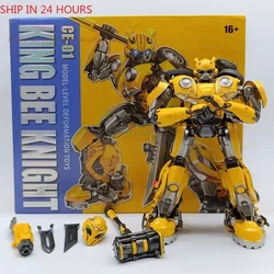 In magazzino Transformation capolavoro CE01 Bee parte In lega Oversize Beetle Movie Series KO Anime Action Figure Robot Toy Gift