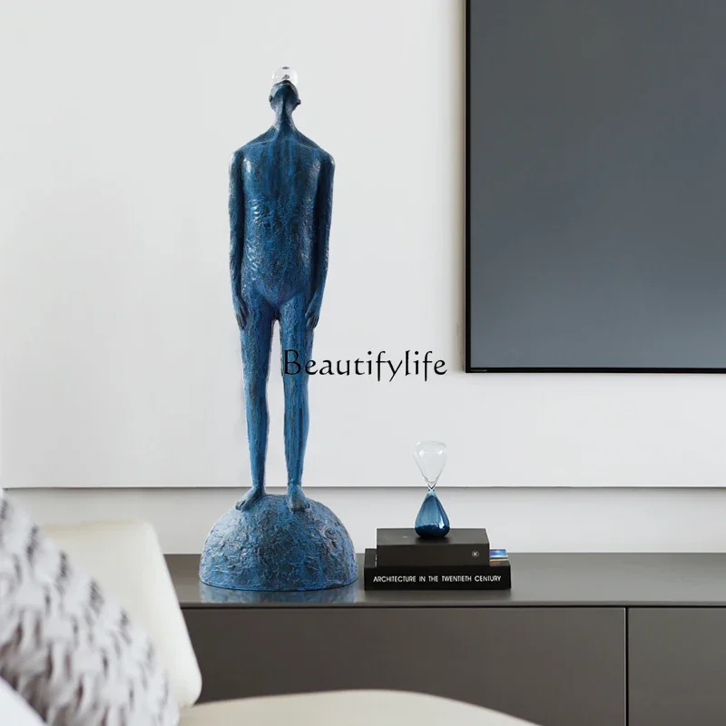 

yj5 Modern light luxury abstract figure sculpture, sales office art ornament