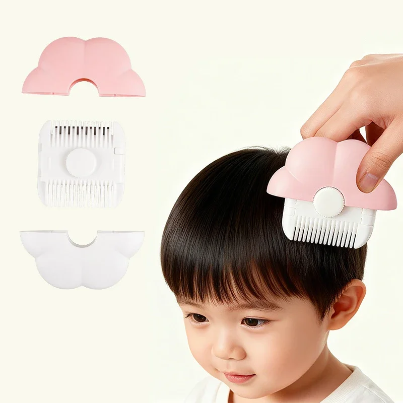 أمشاط تشذيب قص الشعر 2 في 1 مزدوجة الجوانب دليل الانفجارات القاطع الحلاقة مزيل ترقق الجمال تصفيف الشعر التبعي #3