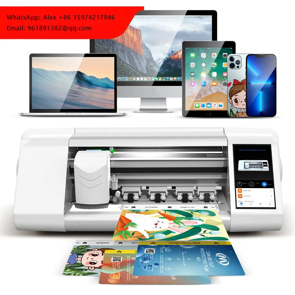 

Unlock Mobile Phone Tablet Watch Game Machine Hydrogel TPU Film Cutter For Screen Protector Film Cutting Machine