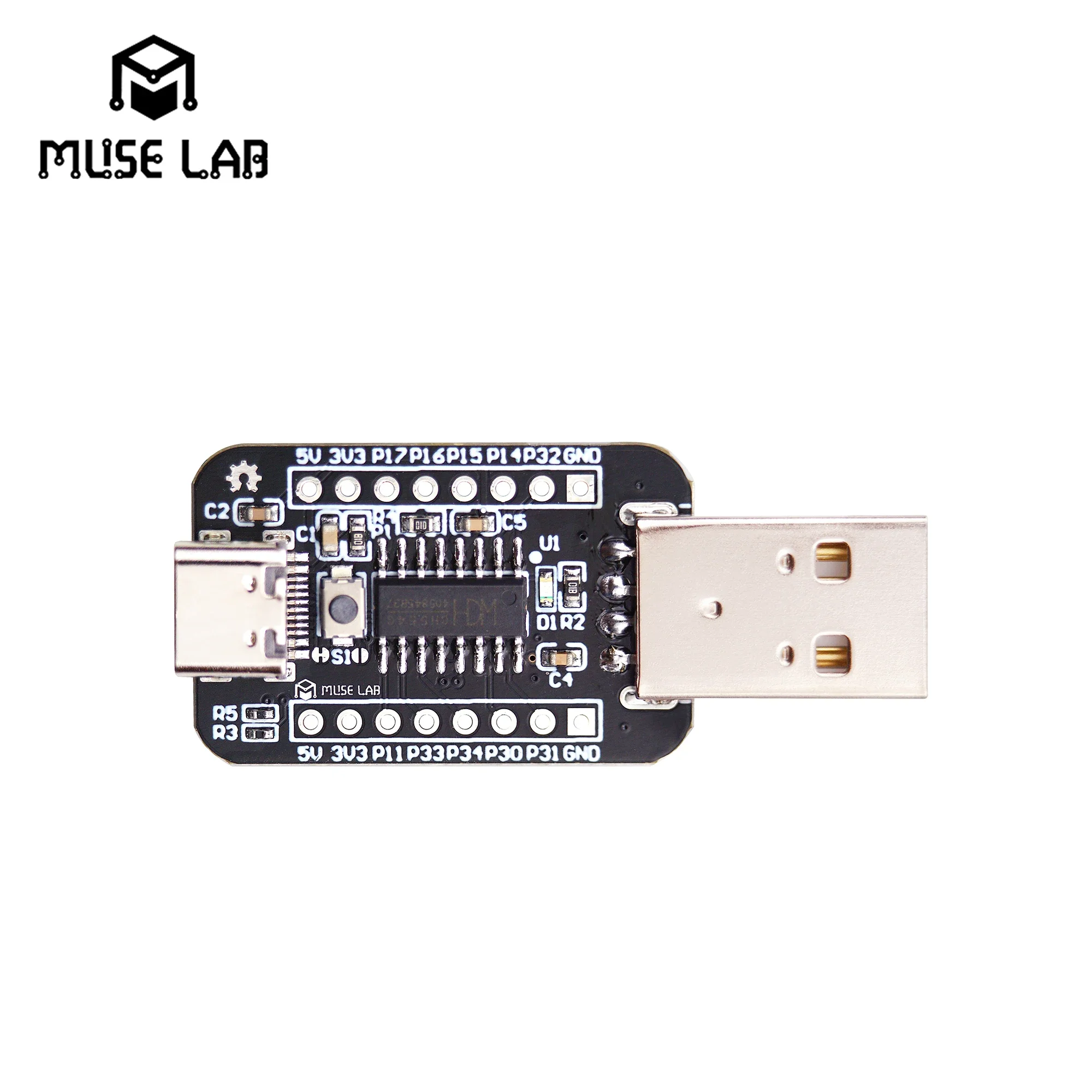 Placa de desvio CH552G/placa central 8051 microcontrolador USB CH551G/CH552G/CH554G WCH novo