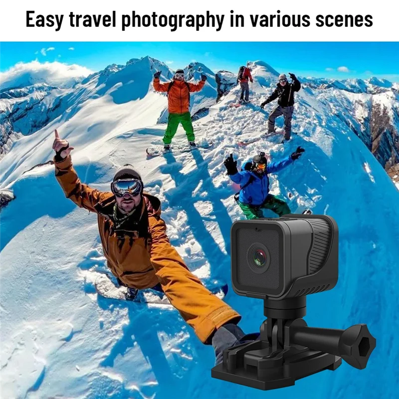 

Reliable-Wifi Action Camera, 1080P HD Mini Portable Sports Camera, Hotspot Wifi Action Camera With Microphone, 256G Card Expand