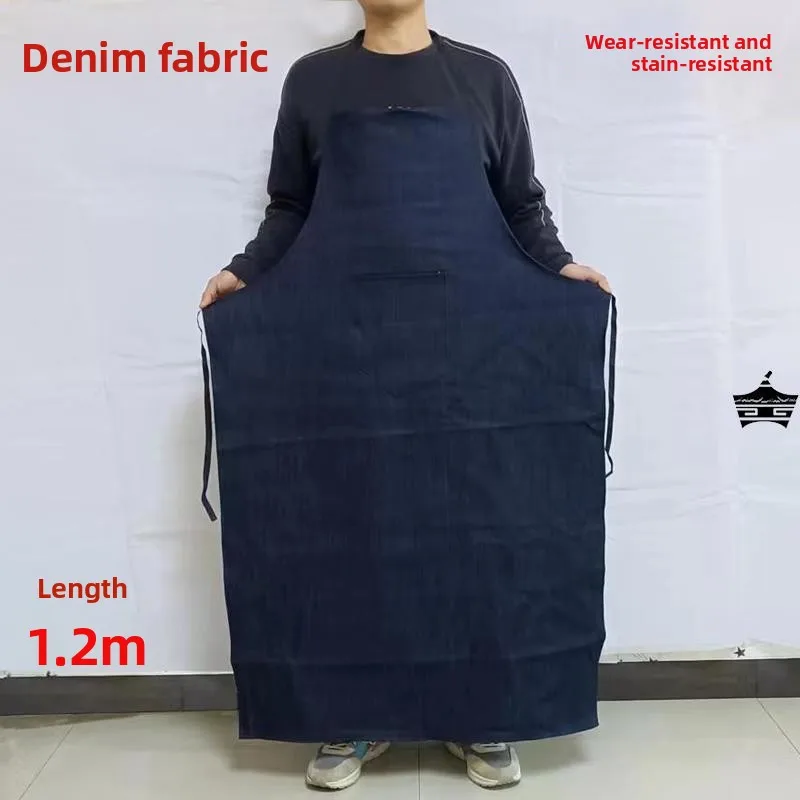 

Рабочая одежда для мужчин больших размеров: длинный фартук-комбинезон из хлопка и денима с принтом, защитная одежда, реверсивная одежда