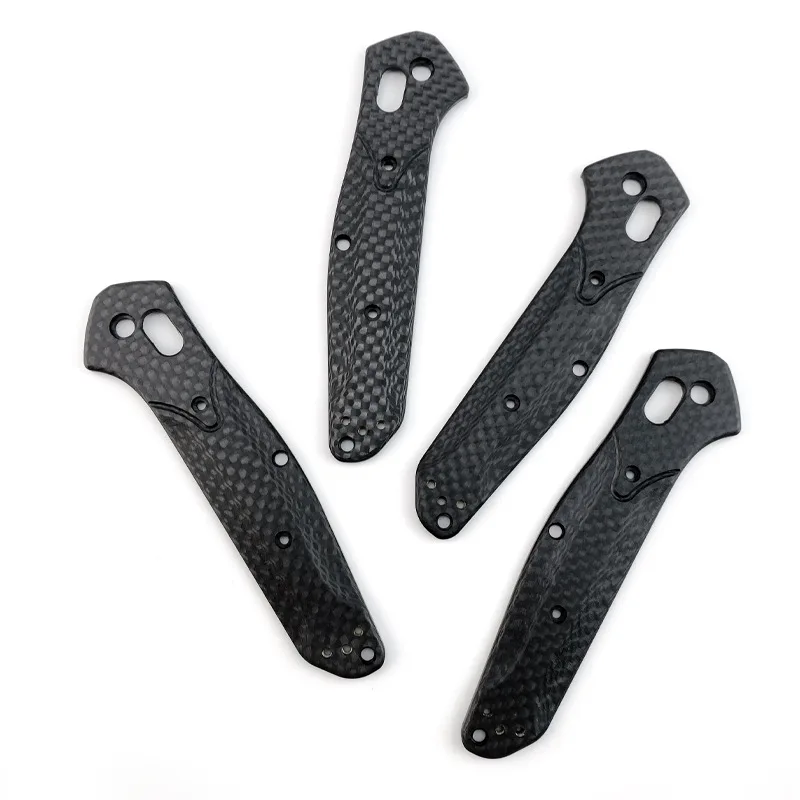 3K All Carbon Fiber Material Knife Handle Scales For Benchmade Osborne 940 Knives Grip Replace Making Accessories Part