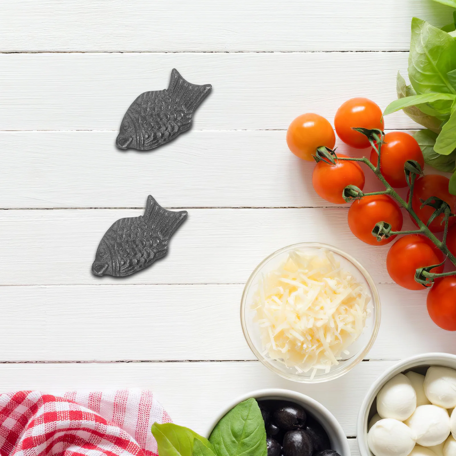 

4 шт., чугунный инструмент для приготовления рыбы, веганская железная добавка, натуральный источник для спортсменов, восстановление аниме, диета, желудь, рыба