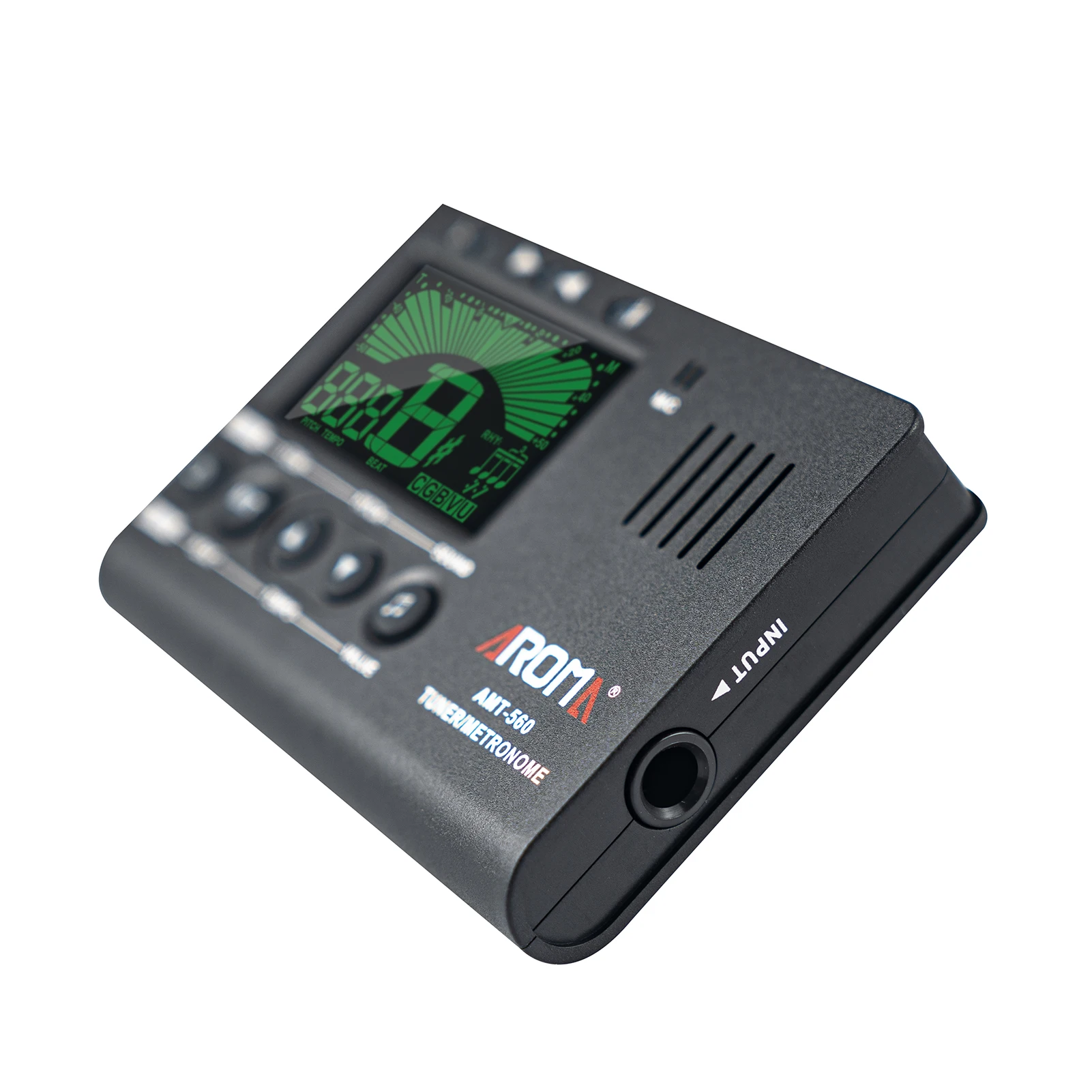 موالف جيتار كهربي ومترونوم ، ميكروفون مع كابل بيك أب مدمج ، من أجل قيثارة كمان كمان ، باس #4