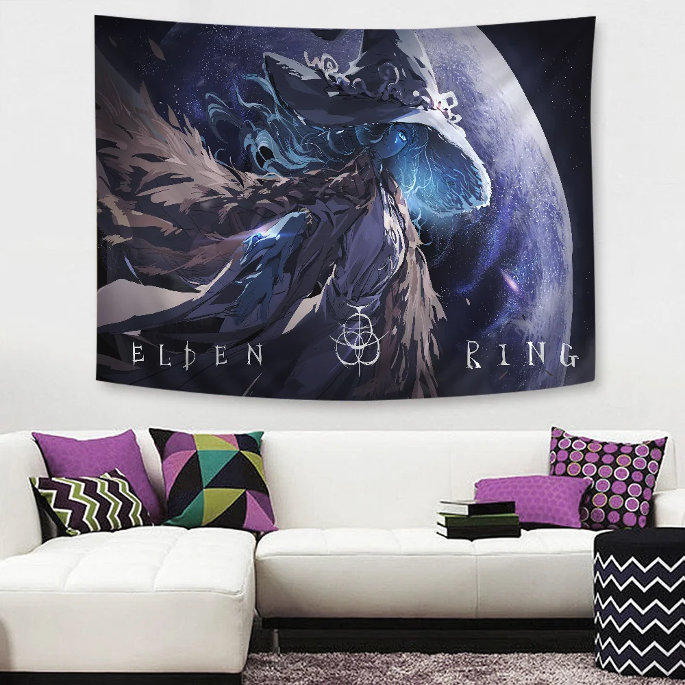 E-ELDEN RING Colorful Tapestry Wall Hanging Cheap Hippie Wall Hanging Bohemian Wall Tapestries Mandala Wall Hanging Sheets