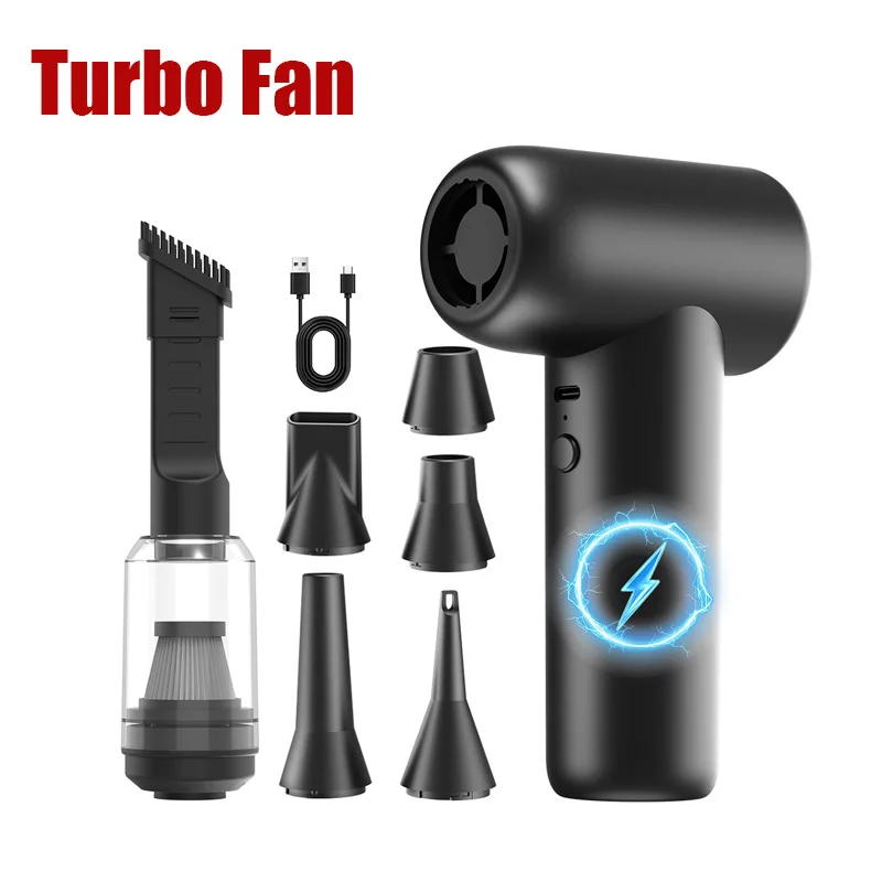 

Высококачественная беспроводная электрическая воздушная тряпка MOBIDEA — перезаряжаемый 3-ступенчатый сжатый турбовентилятор типа C для ПК/клавиатуры/автомобиля