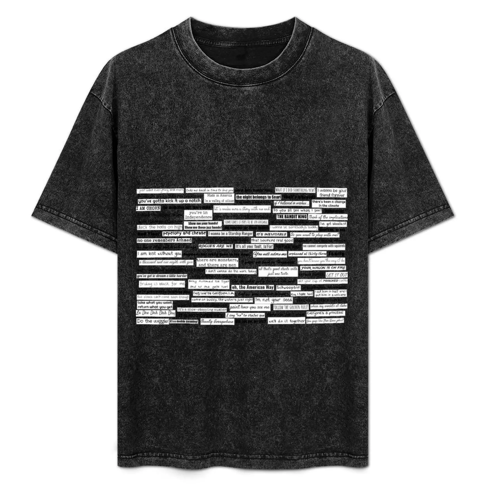 

Team StarKid Quote Collage T-Shirt Sports Casual Breathable Tee Shirt