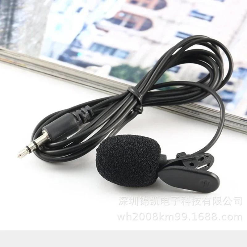 Microfoni ad alta sensibilità 2M Mic Tie Clip Clip-on supporto bavero parlare discorso di canto per PC di registrazione Smart Phone